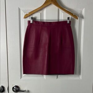 American Apparel Deep Pink Pencil Skirt